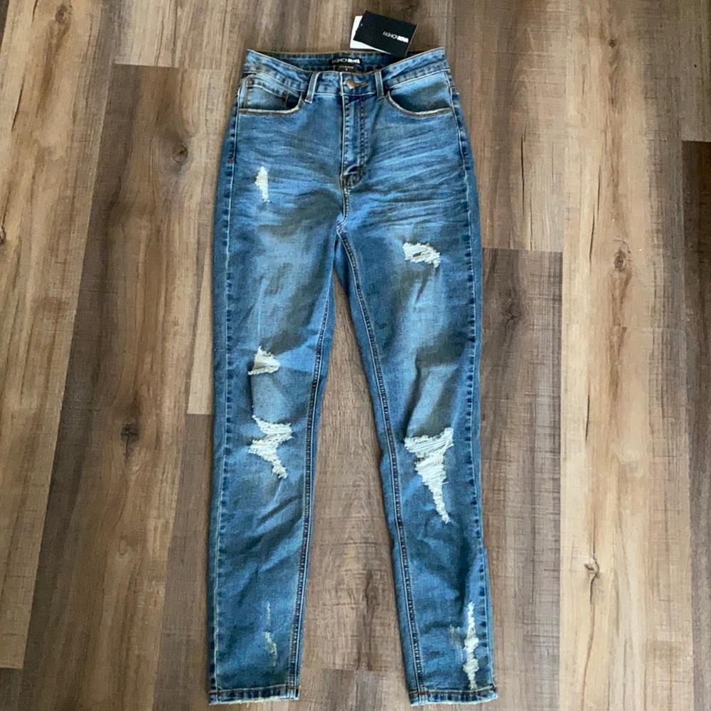 Fashion Nova Distressed Jeans